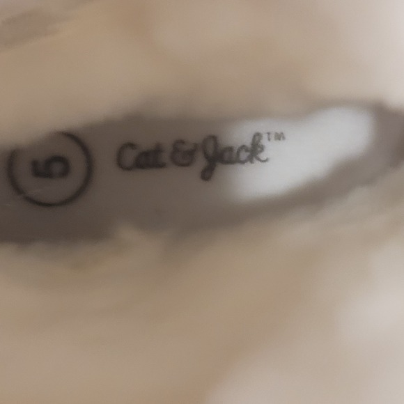 Cat & Jack Light Pink & White Frankie Unicorn Toddlers Winter Boots sz 5 - Picture 12 of 13